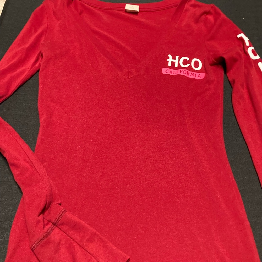 Vintage Hollister Maroon fitted shirt